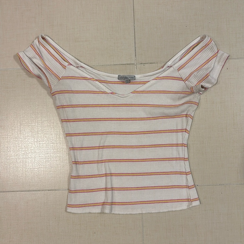 Off the shoulder shirt